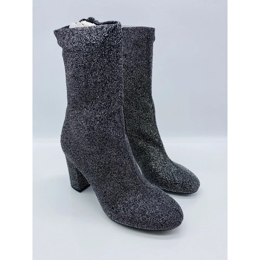 Kenneth Cole New York Women's Alyssa Mid Calf Boots Pewter US 6.5M / EUR 37 - Picture 2 of 8